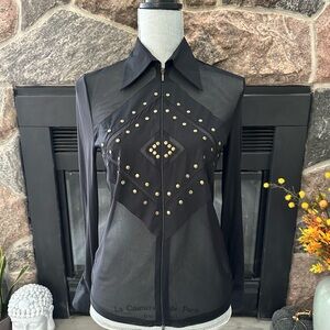 Vintage Ciel et Neige Sheer Blouse